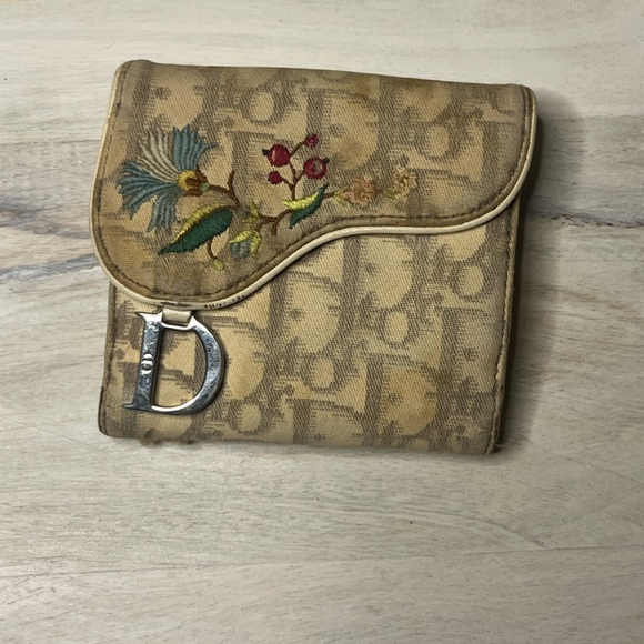 Dior floral trotter wallet - Picture 1 of 14